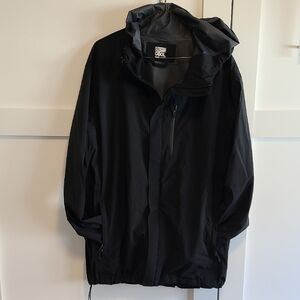 Men's Black Jacket Windbreaker Weather Resistant. NBW